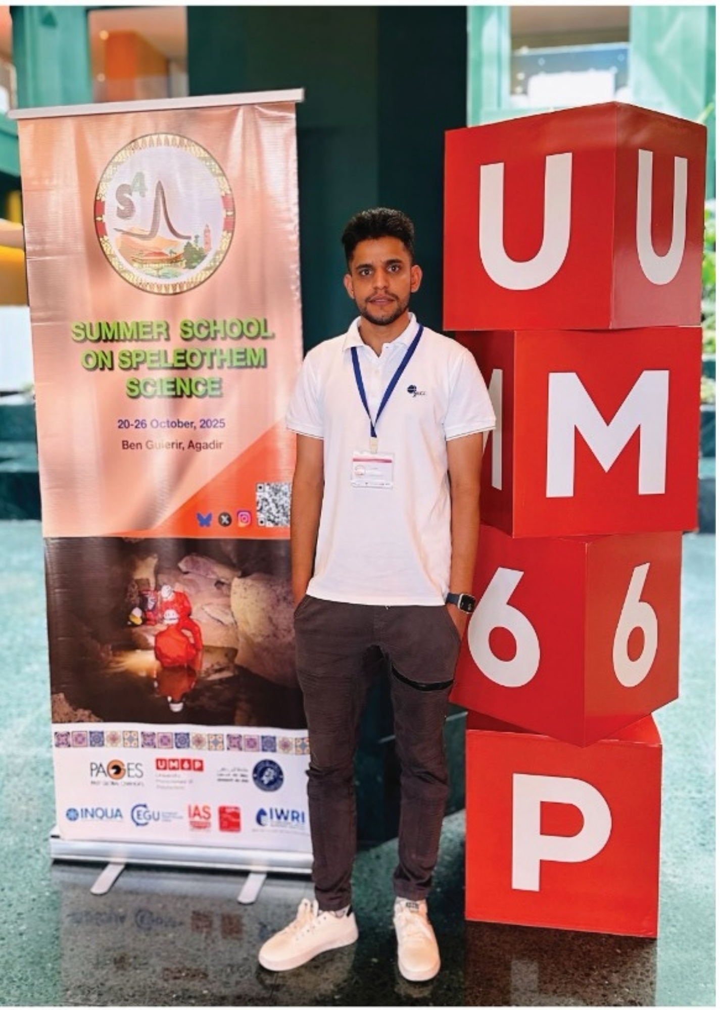 Ali Raza at the Green Centre of UM6P - University Mohammed VI Polytechnic