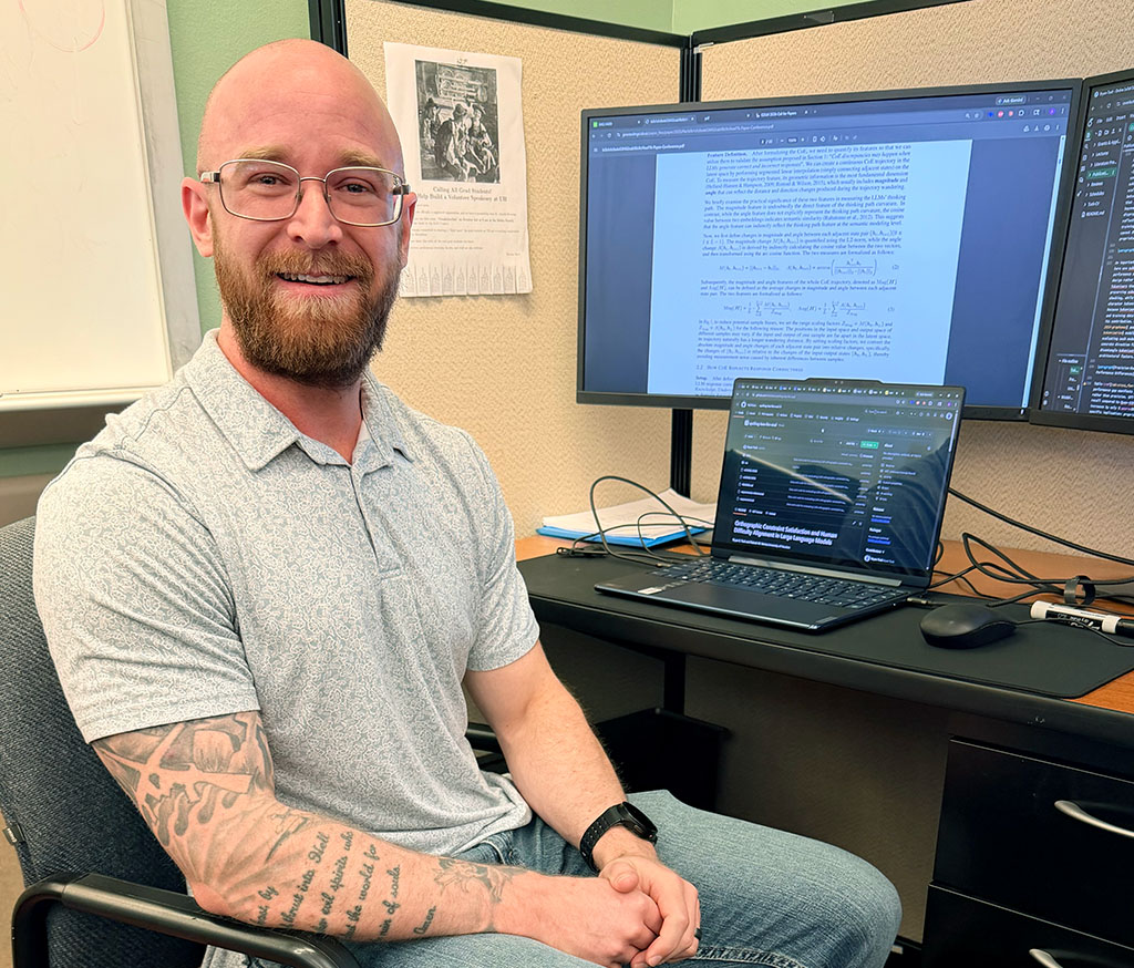 Bryan Tuck, Computer Science Ph.D. Student.