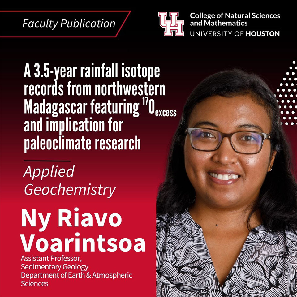 A 3.5-year rainfall isotope records from northwestern Madagascar featuring 17 O excess and implication for paleoclimate research