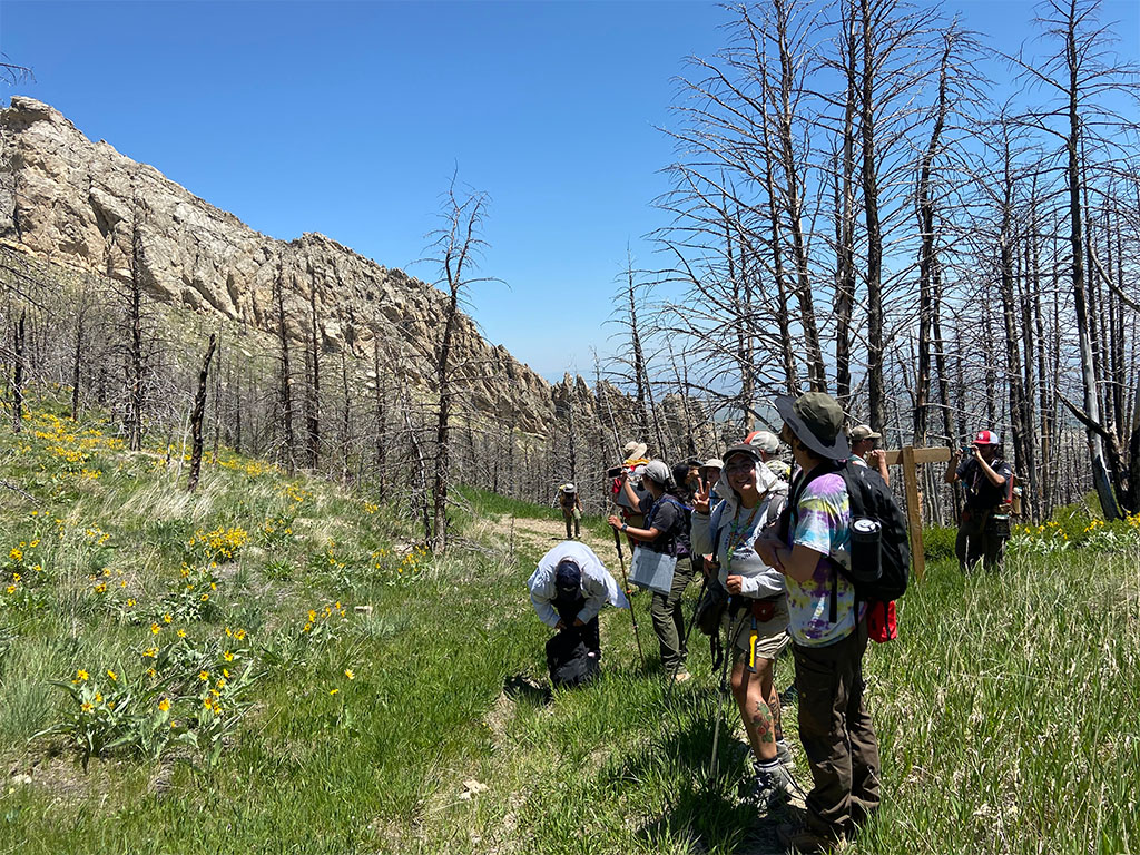 Students prepare for the last leg of the death march. Photo credit: Jack McLaughlin, TA