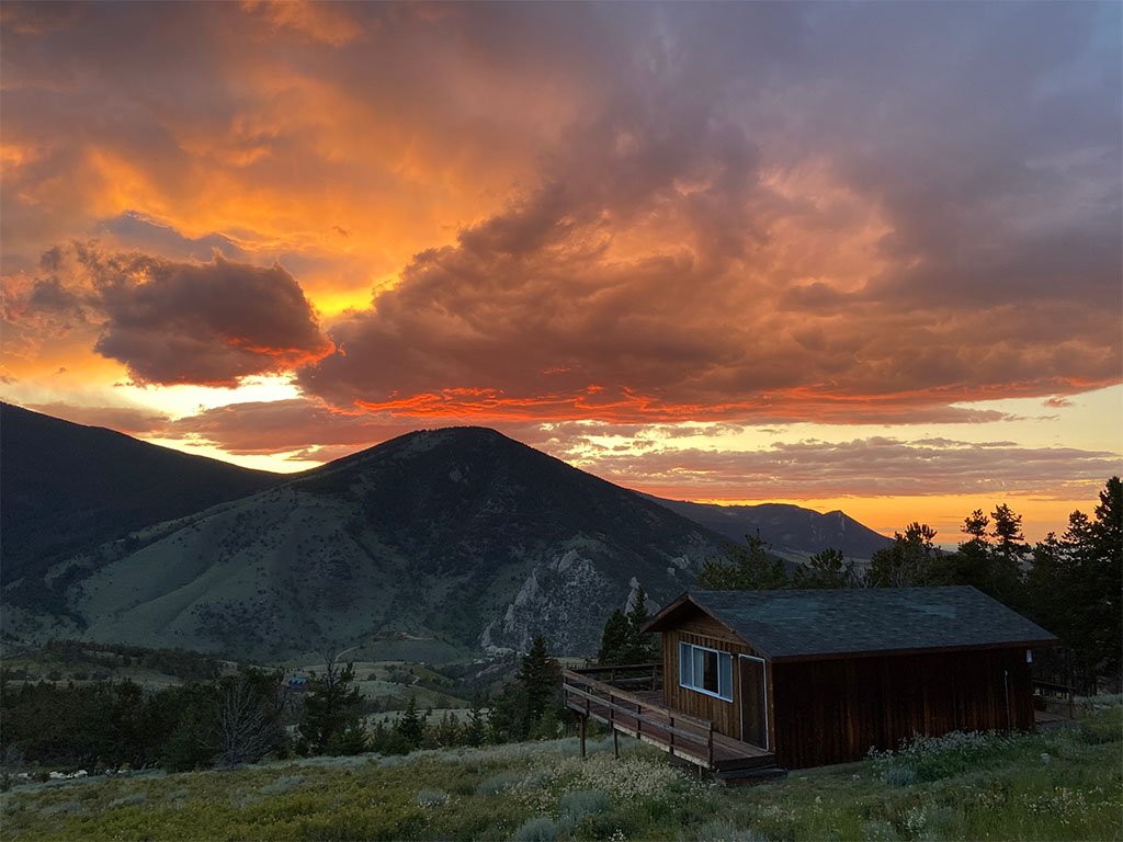 A picture of the Erling Dorf dorm and surrounding landscape taken on my final night at the YBRA facility. Photo credit: Jack McLaughlin, TA