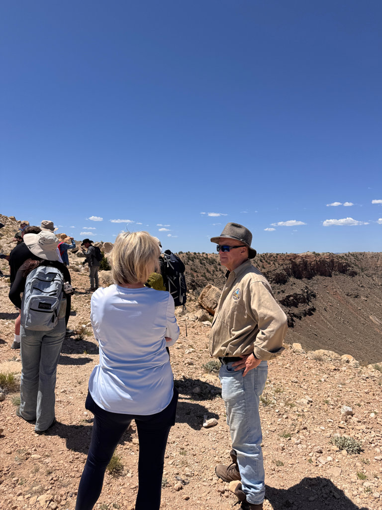 Faculty and Students in a guided rim tour that took around 2hrs.