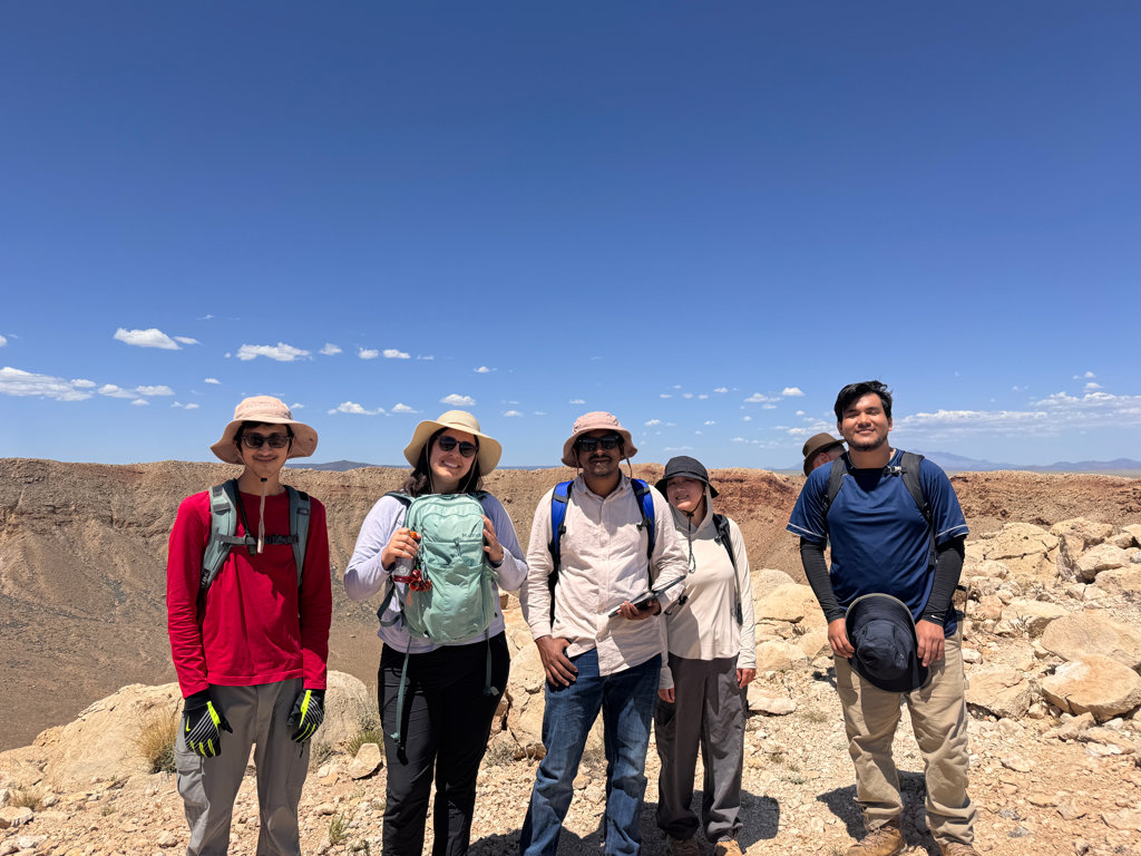 Faculty and Students in a guided rim tour that took around 2hrs.