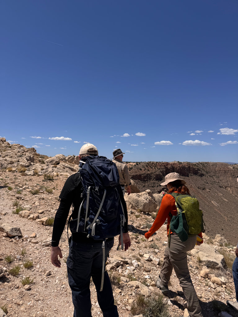 Faculty and Students in a guided rim tour that took around 2hrs.