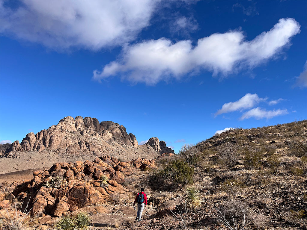 Almost to our next lecture spot! Photo credit: Jamie Jetton