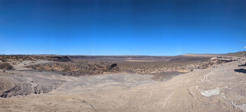 Kilbourne Hole Volcano, panoramic view from crater rim. Photo credit: Cristina Romano