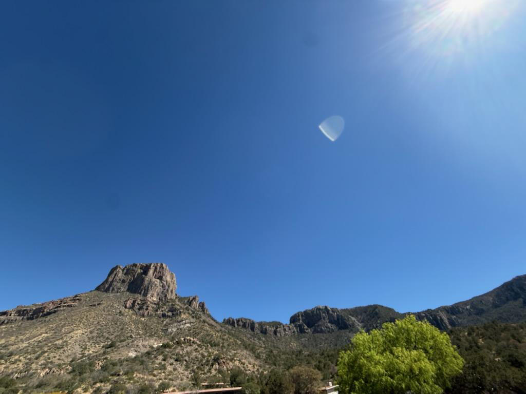 Photo Credit: TA Michael Daniel - Scenic views of the Chisos Basin where we stopped to have lunch and observe how the change in elevation changes our environment from the desert floor that we are accustomed to seeing in Big Bend National Park.