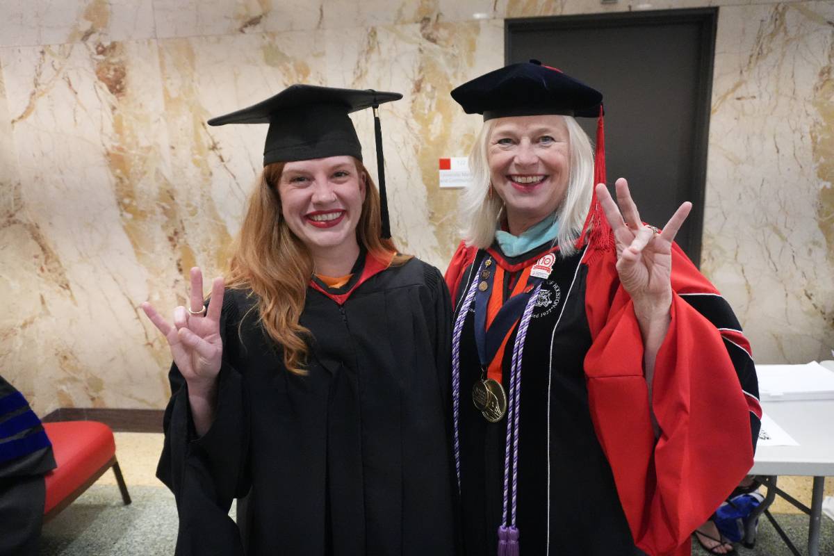 Senator Cook and Dean Tart