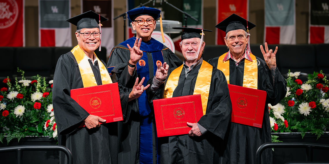 Dean Bashirullah and Class of 1976 Golden Cougars
