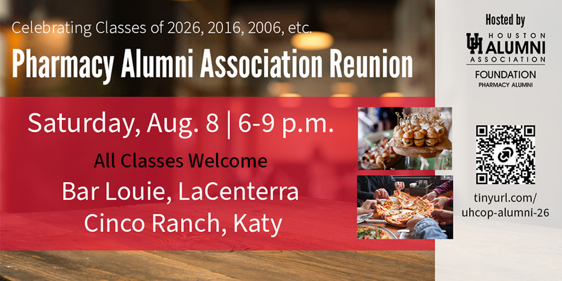 Pharmacy Alumni Reunion graphic
