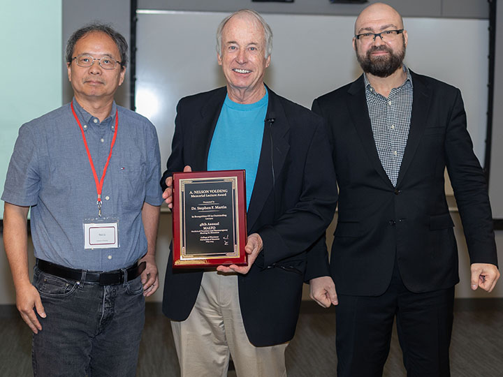 Li, Martin and Statsyuk with award