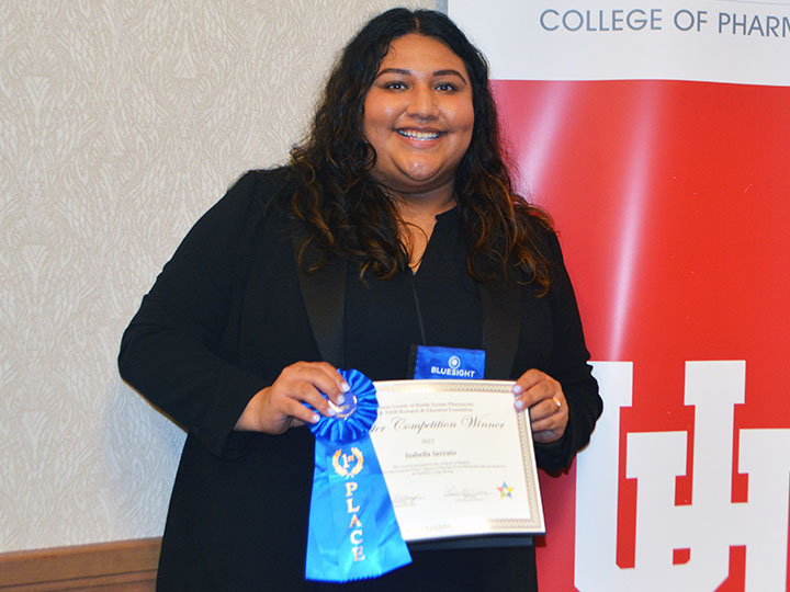 Serrato with ribbon and certificate