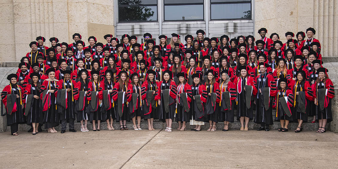 Class photo of PharmD graduates