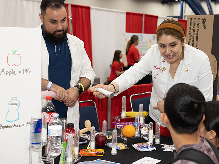 HPSA members talk to children about sugar content in popular drinks
