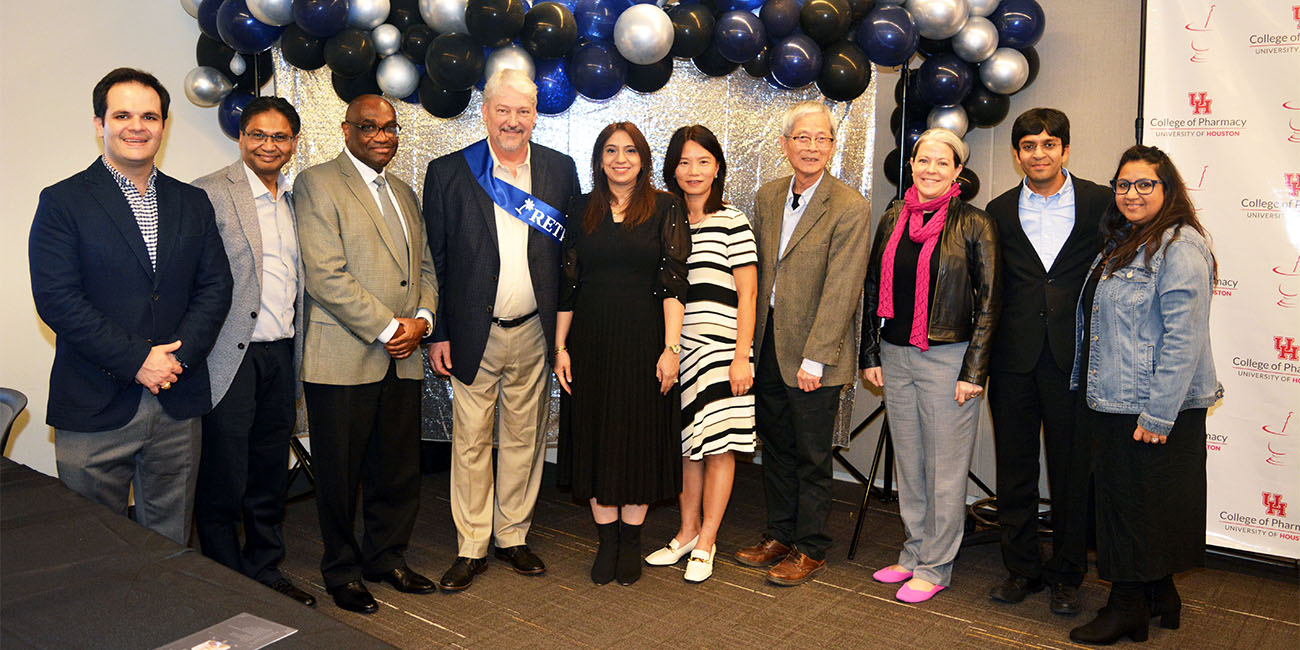 Johnson and his PHOP department colleagues and former students
