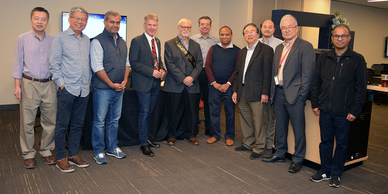 Knoll and fellow faculty members