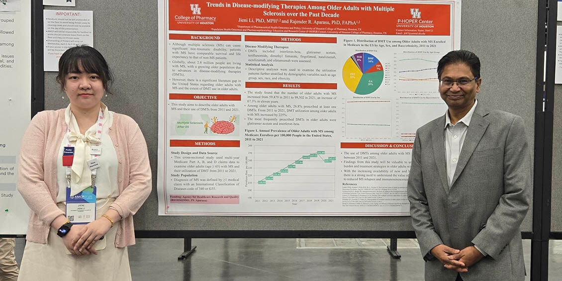 li and aparasu at poster