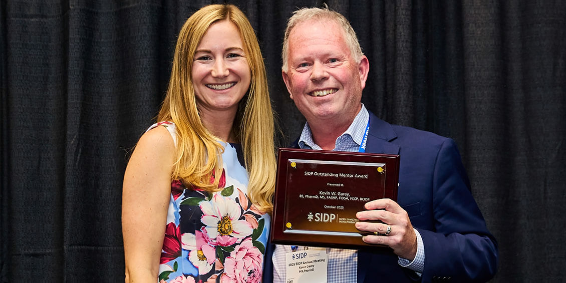 McCreary and Garey with award