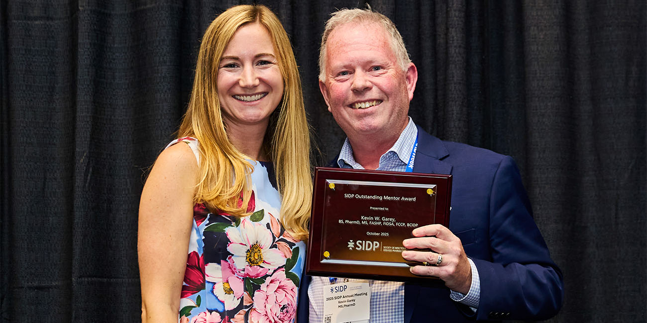 McCreary and Garey with award