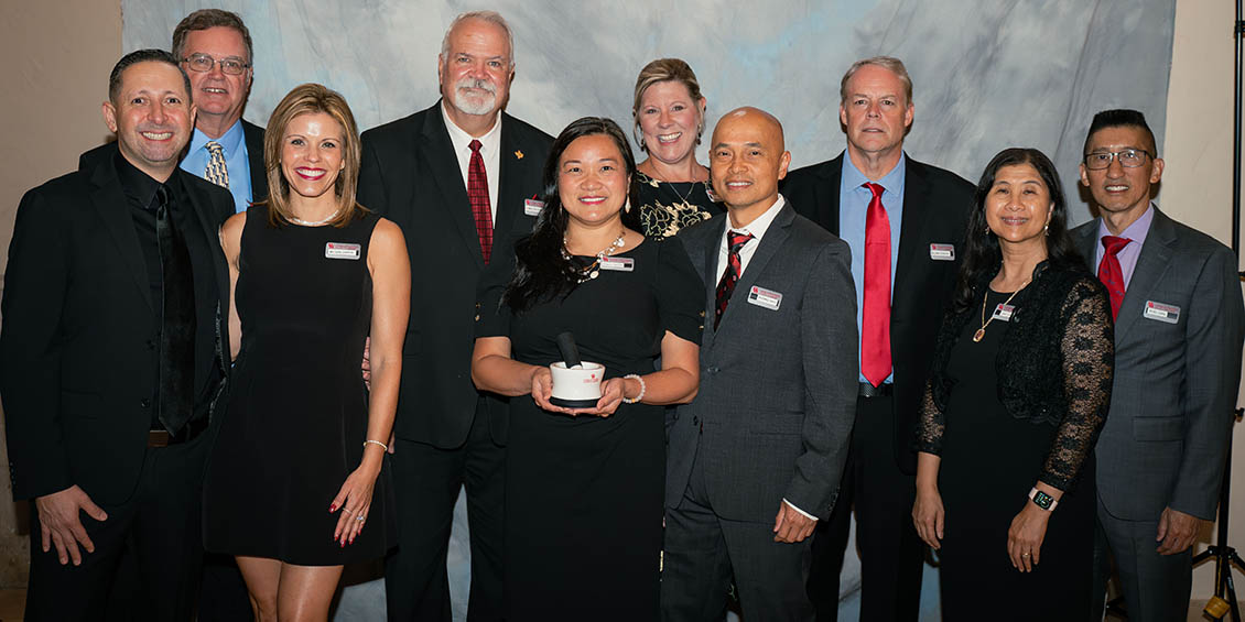mading society inductees and dean