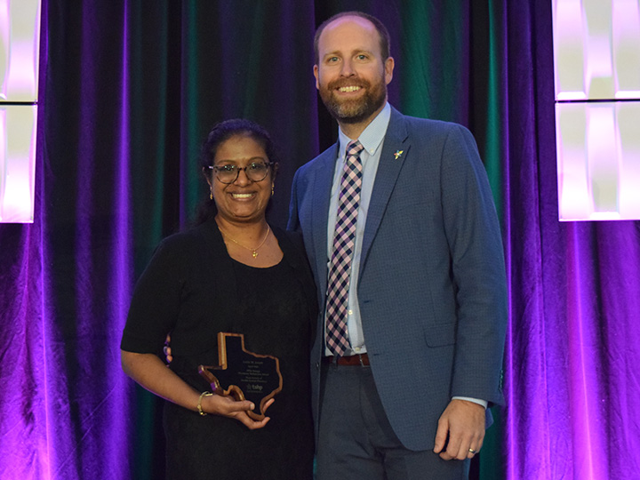 Joseph receives award from Wagner