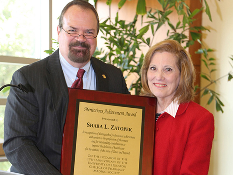 Shara Zatopek with Dean Lamar Pritchard