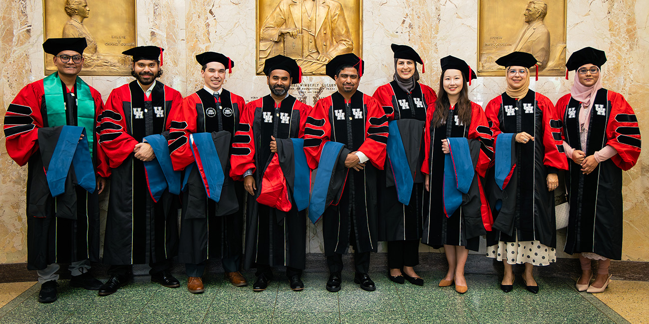Ph.D. graduates