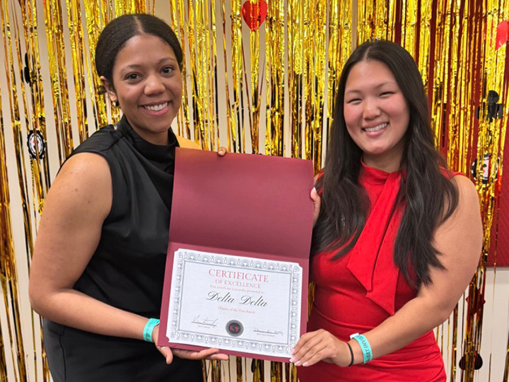 Joubert and Nguyen with certificate