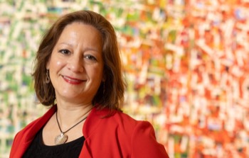 faculty and student headshot