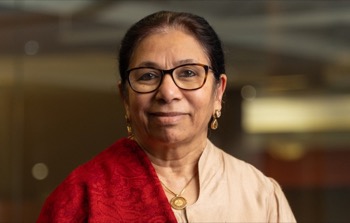 faculty and student headshot