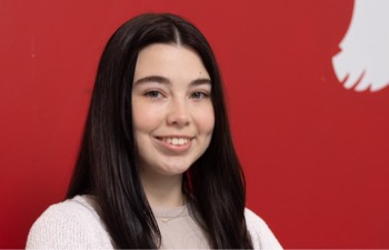 faculty and student headshot