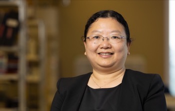 faculty and student headshot