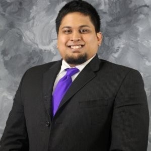 Portrait of student in suit