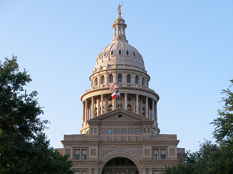 Dome of a white government building