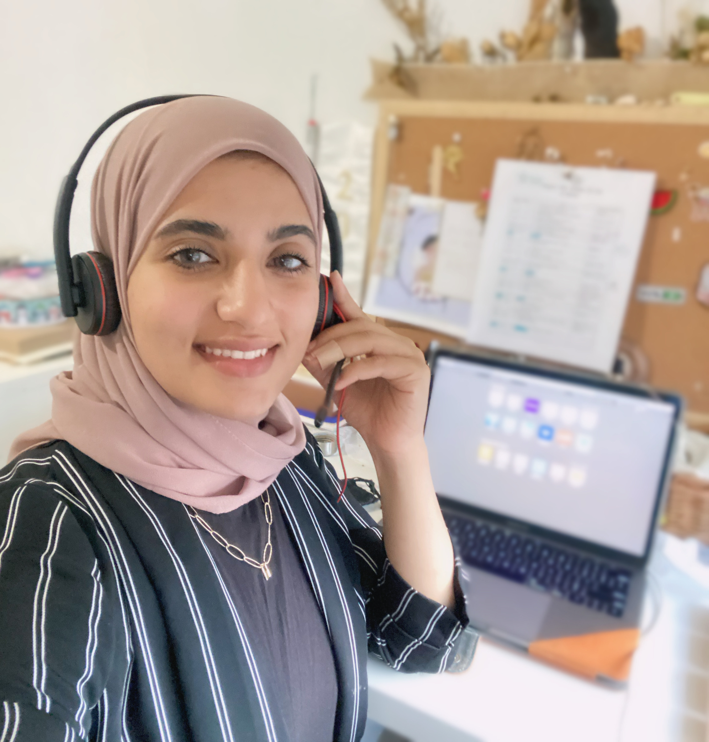 Rawan working remotely