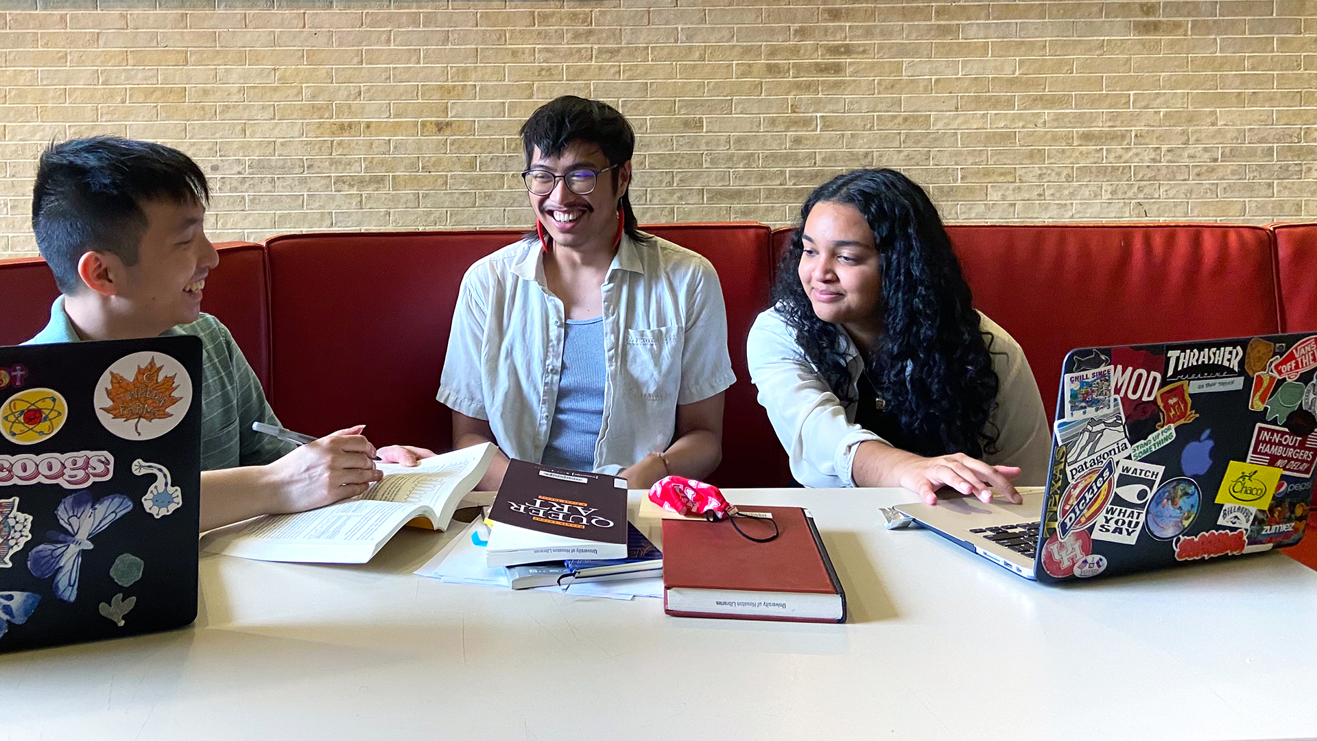 Students studying at the College of Engineering.